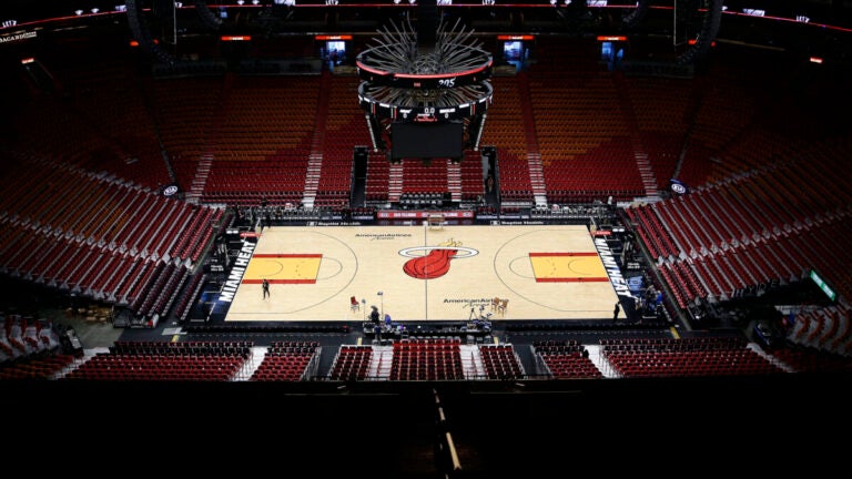 America Airlines Basketball Arena home to the Miami Heat.