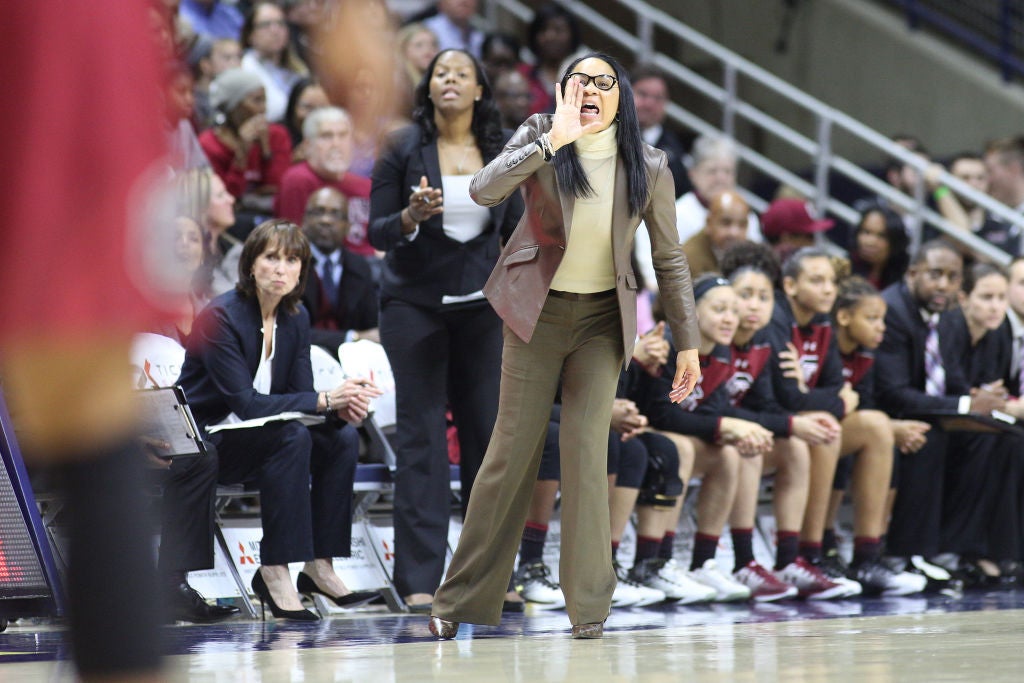 SEC WBB coaches Dawn Staley and Nikki McCray-Penson