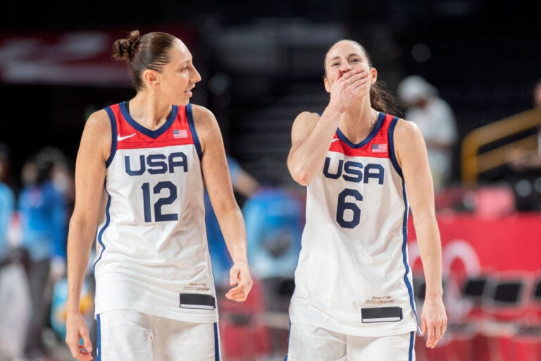 Women's sports stars Diana Taurasi and Sue Bird