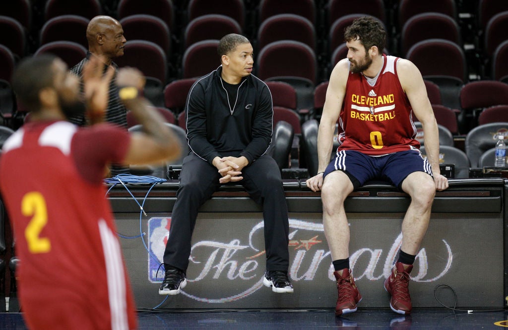 Mental health advocates Tyronn Lue and Kevin Love